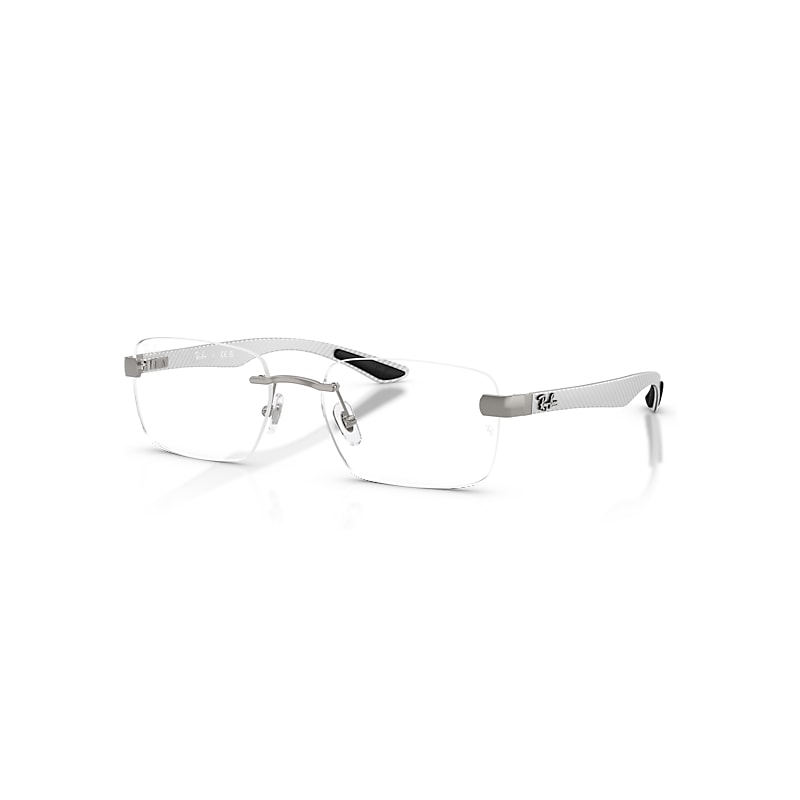 Ray-Ban Eyeglasses   Optics - Gunmetal Frame Clear Lenses Polarized 56-18, RB8423