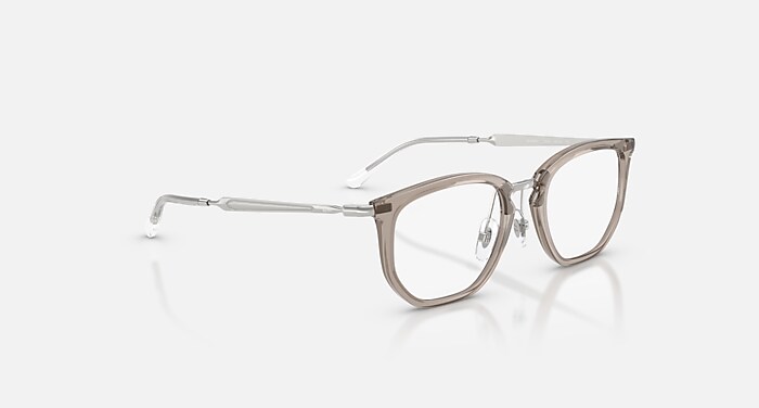 RB9085V OPTICS KIDS Eyeglasses with Transparent Grey and Clear (44