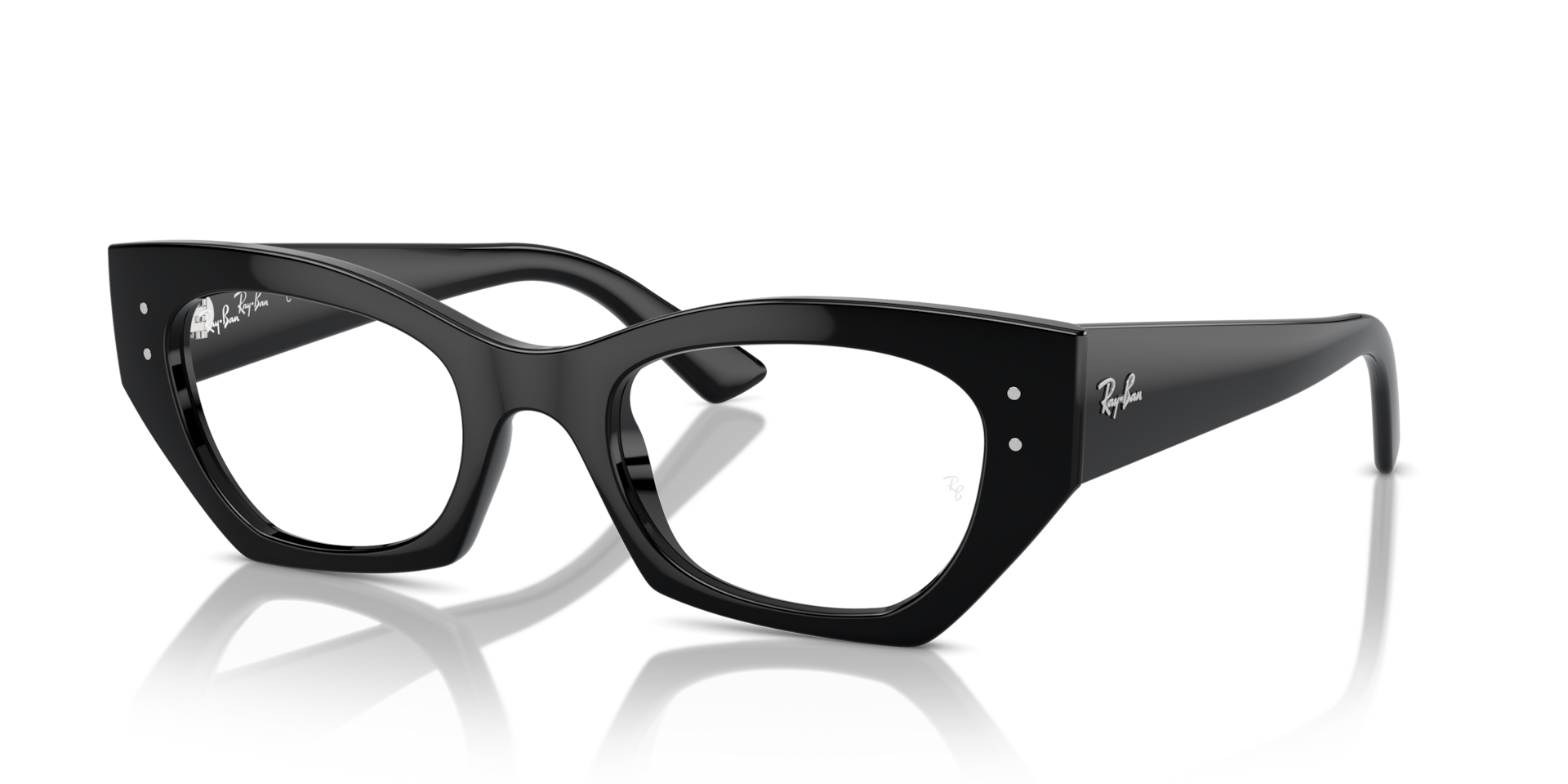 Ray-Ban RB7330F ブラックサングラス ケース付き　アジアンフィット ZENA OPTICS BIO-BASED Eyeglasses with Black Frame - RB7330F | Ray