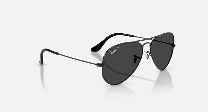 AVIATOR CLASSIC ポラライズド（偏光） サングラス ブラック と 偏光
