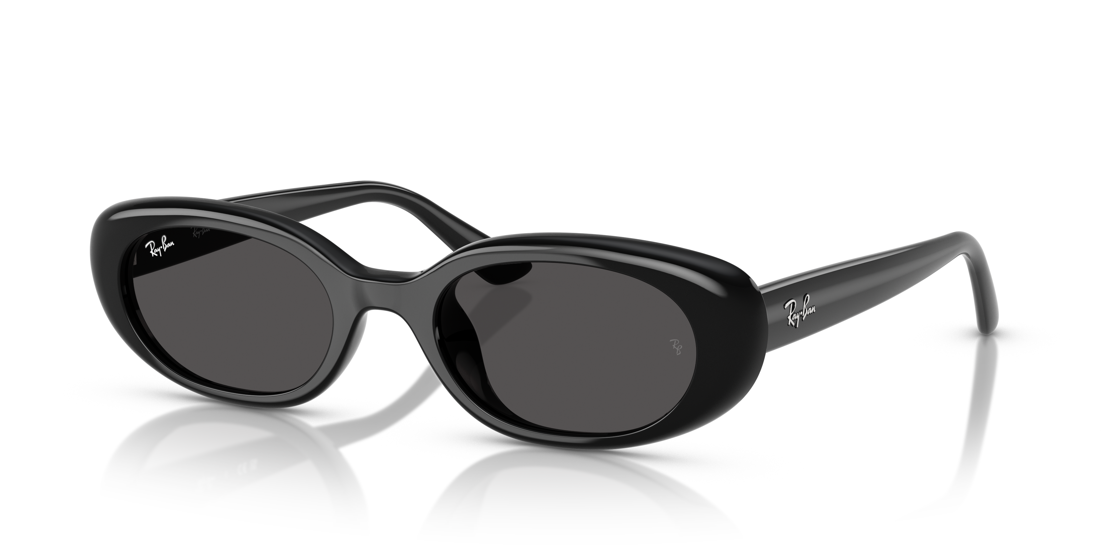 Ray-Ban ブラック サングラス ケース付き rd4441d RB4441D BIO-BASED Sunglasses in Black and Dark Grey - RB4441D