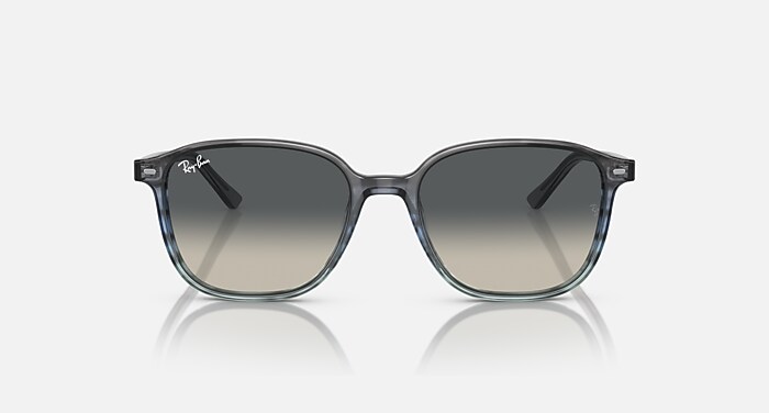 LEONARD Sunglasses in Striped Grey & Blue and Grey - RB2193F | Ray 