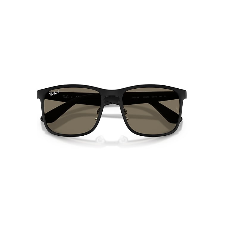 RB4264 POLARIZED+ LENSES Polarized Sunglasses in Matte Black and
