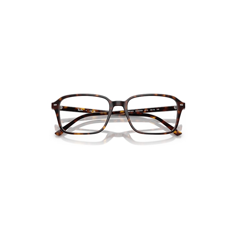 Ray-Ban Raimond Optics Optical Havana Frame Clear Lenses Polarized 54-18