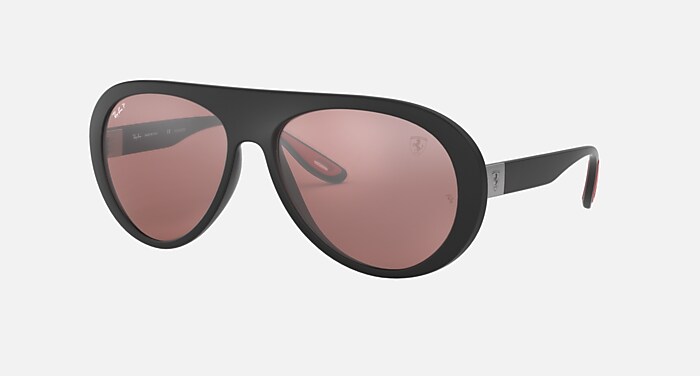 RB3726M SCUDERIA FERRARI COLLECTION Sunglasses in Black On Silver