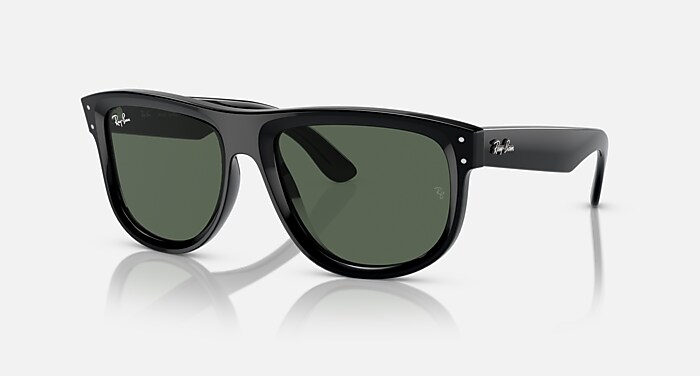 BOYFRIEND REVERSE Sunglasses in Black and G-15 Green - RBR0501S