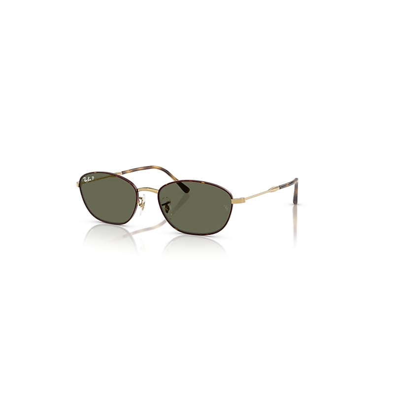 Ray - Ban Women's Green Rb3749 927358 Woman Sunglasses Metal Turtle G15 Geometric Polarized - Image 4