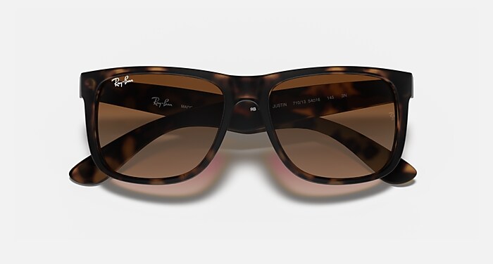 JUSTIN CLASSIC Sunglasses in Havana and Dark Brown - RB4165  display picture 2