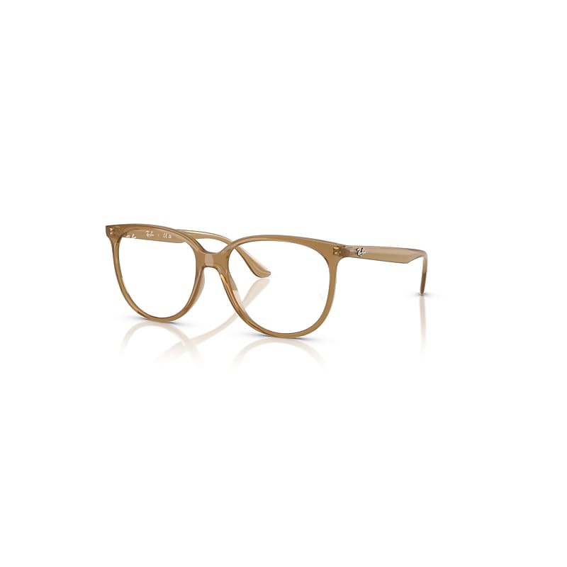 Ray-Ban Eyeglasses Women's  Optics - Opal Light Brown Frame Clear Lenses Polarized 52-16, RB4378V