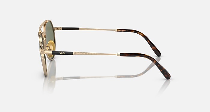 JACK II TITANIUM Sunglasses in Arista Gold and Green - RB8265 
