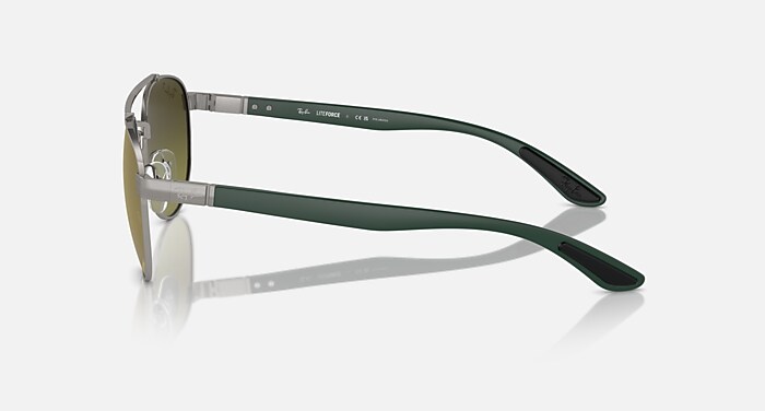 Rb3736 Polarized+ Lenses Polarized Sunglasses in Gunmetal Frame