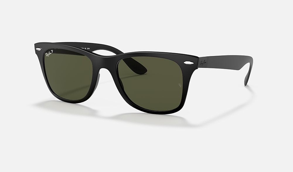 WAYFARER LITEFORCE Polarized Sunglasses in Black and G-15 Green