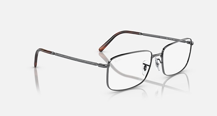RB3717 OPTICS メガネ ガンメタル と クリア (54-18) - RB3717V