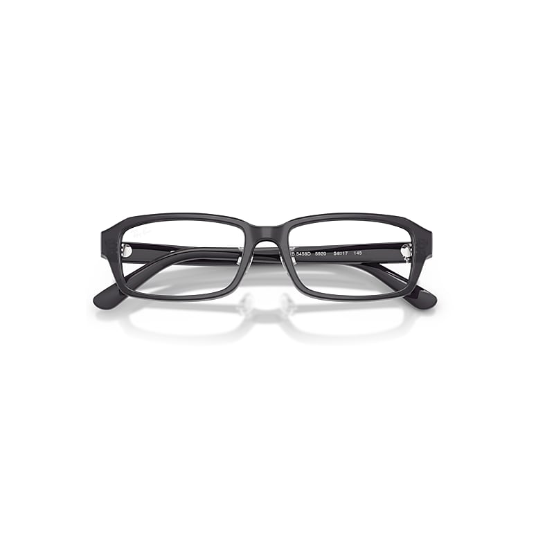 Ray-Ban Rb5458d Optics Optical Transparent Grey Frame Transparent Lenses Polarized 54-17
