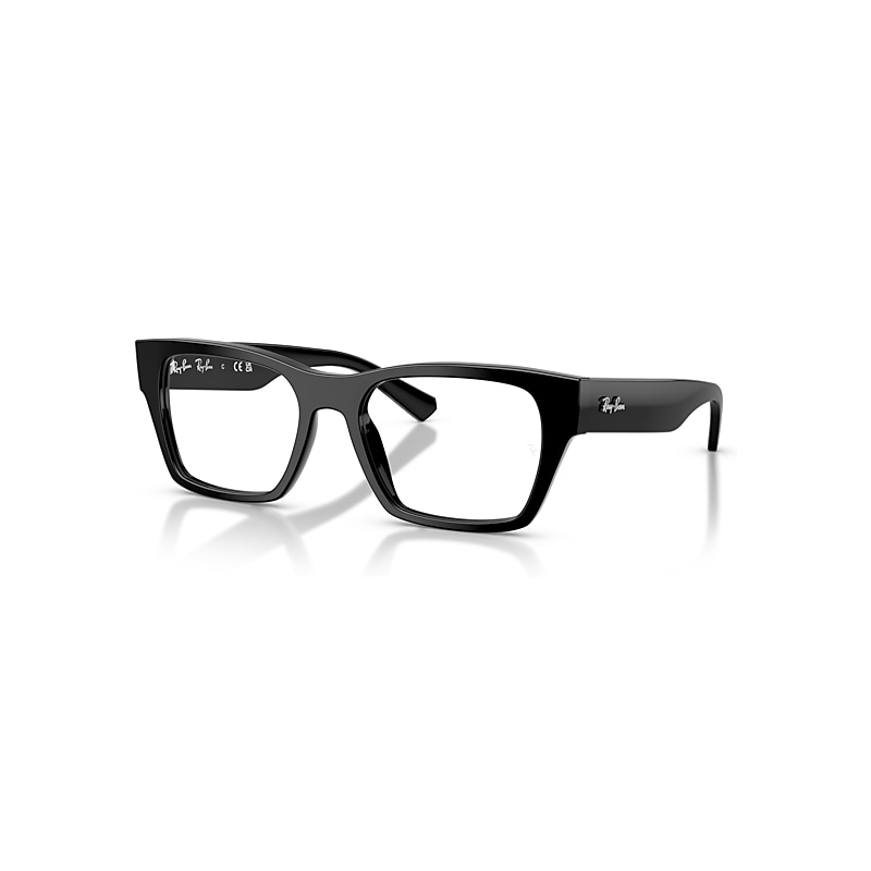 Ray-Ban Eyeglasses   Optics - Black Frame Clear Lenses Polarized 53-19, RB5448