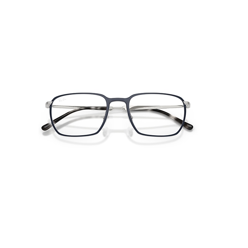 Ray-Ban Rb6549 Optics Optical Silver Frame Clear Lenses Polarized 51-20