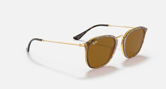RB2448N Sunglasses in Light Havana and B-15 Brown (51-21