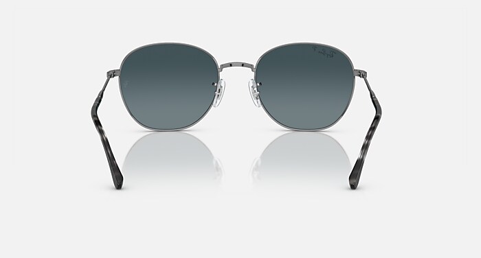 RB3809 Polarized Sunglasses in Gunmetal and Blue Polarized (55-20