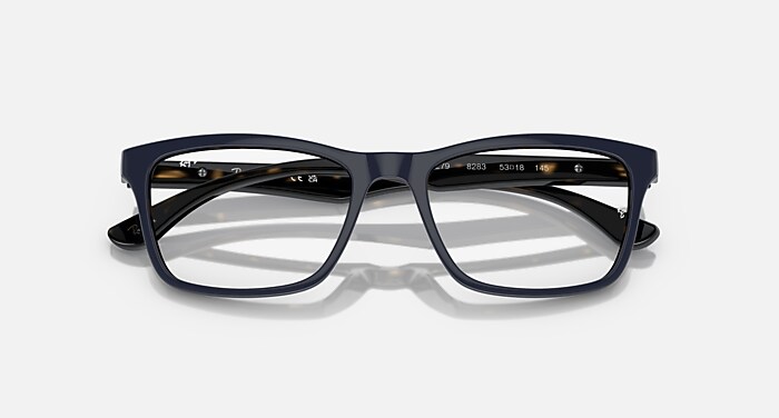 RB5279 OPTICS Eyeglasses with Blue On Havana and Clear (55-18