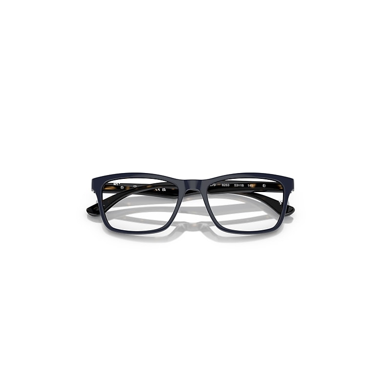 Ray-Ban Eyeglasses Blue On Havana Frame Lenses Polarized 53-18