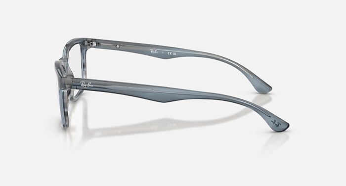 RB5279 OPTICS Eyeglasses with Striped Blue and Clear (57-18