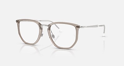 RB4451V OPTICS Eyeglasses with Transparent Grey and Clear (50-20