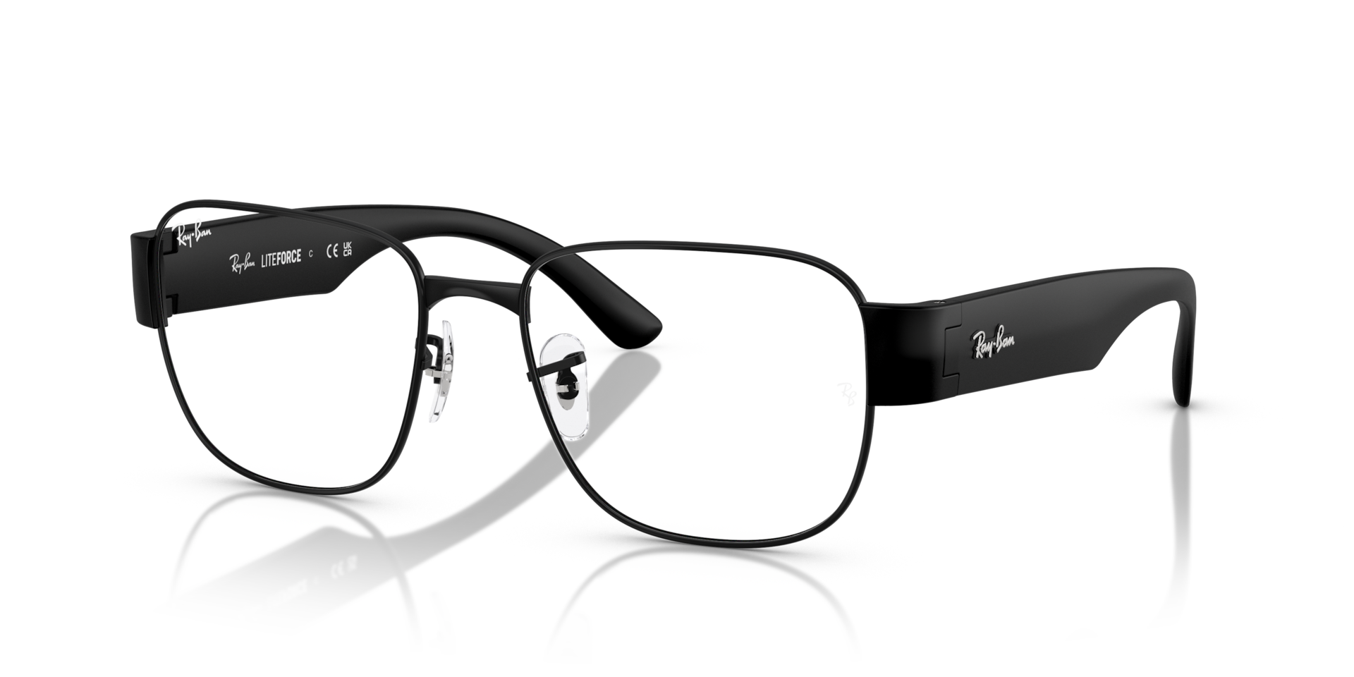 RB6532 OPTICS Eyeglasses with Black and Clear (53-18) - RB6532