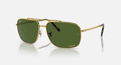 RB3796 POLARIZED+ LENSES Polarized Sunglasses in Gold and Blue