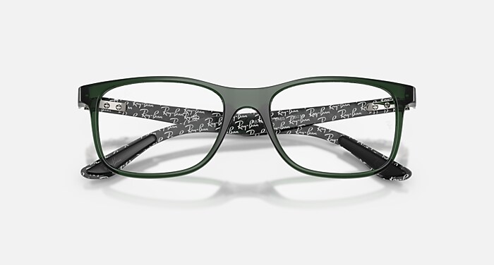 RB8903 OPTICS Eyeglasses with Transparent Green and Clear (55-18