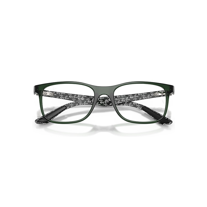 Ray-Ban Rb8903 Optics Optical Dark Carbon On Texture White Frame Clear Lenses Polarized 53-18