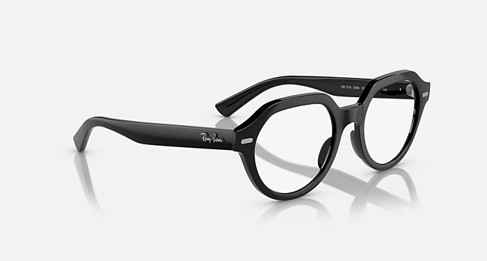 GINA OPTICS Eyeglasses with Black and Clear (51-20) - RB7214 | Ray