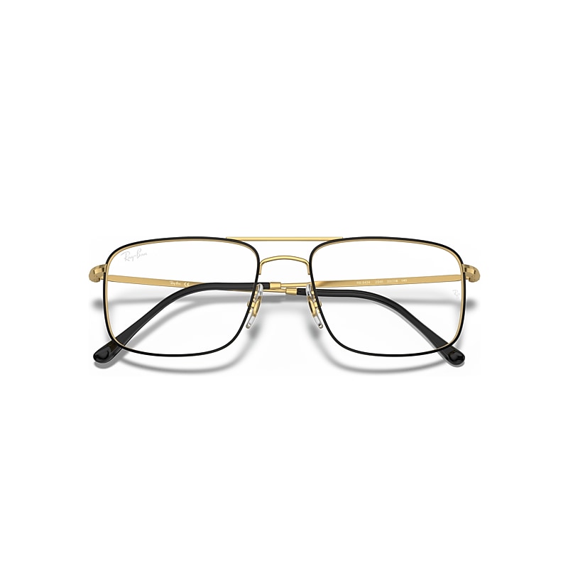 Ray-Ban RX6434 2946 Men's Glasses Black Size 53 - Blue Light Block Available