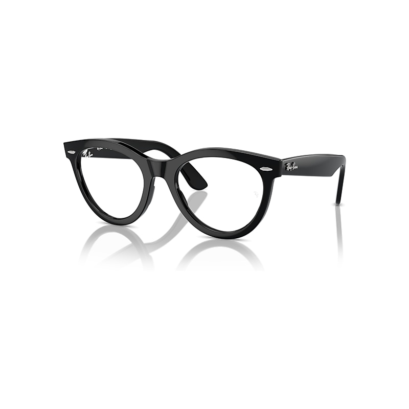 Ray-Ban Eyeglasses  Wayfarer Way Optics - Black Frame Clear Lenses Polarized 51-21, RX2241V