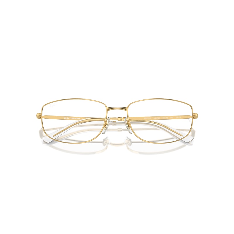Ray-Ban Rb3732 Transitions&reg; Sunglasses Arista Gold Frame Green Lenses 56-18