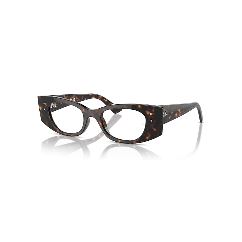 Ray-Ban Eyeglasses  Kat Optics Bio-Based - Havana Frame Clear Lenses Polarized 50-18, RX7327