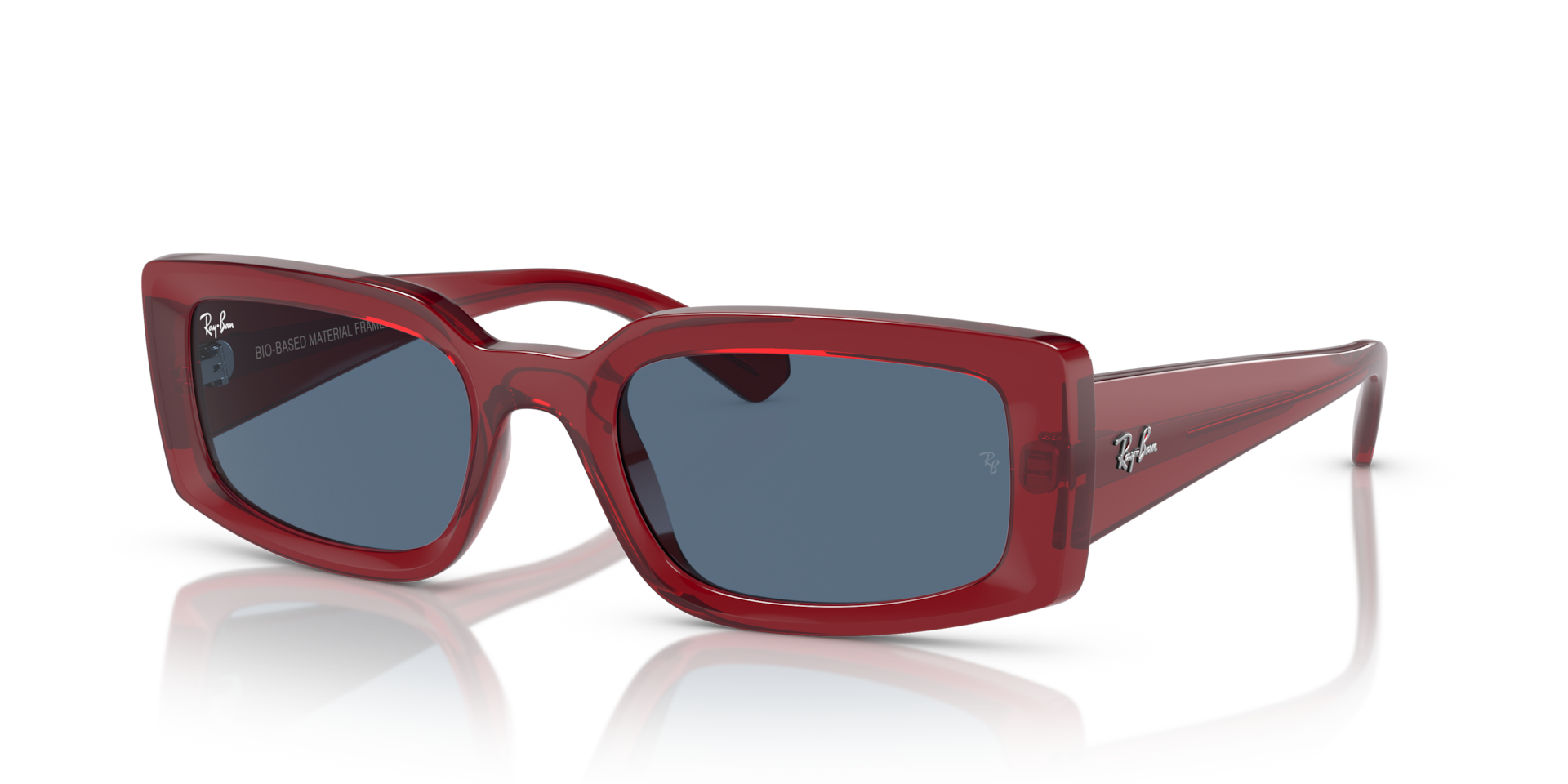 KILIANE BIO-BASED LIMITED Sunglasses in Transparent Red and Dark