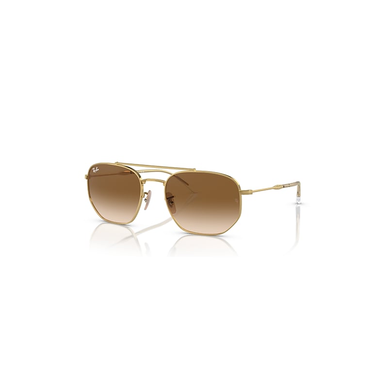 Ray-Ban Unisex Sunglass RB3707 - Frame color: Arista Gold, Lens color: Brown - Image 4