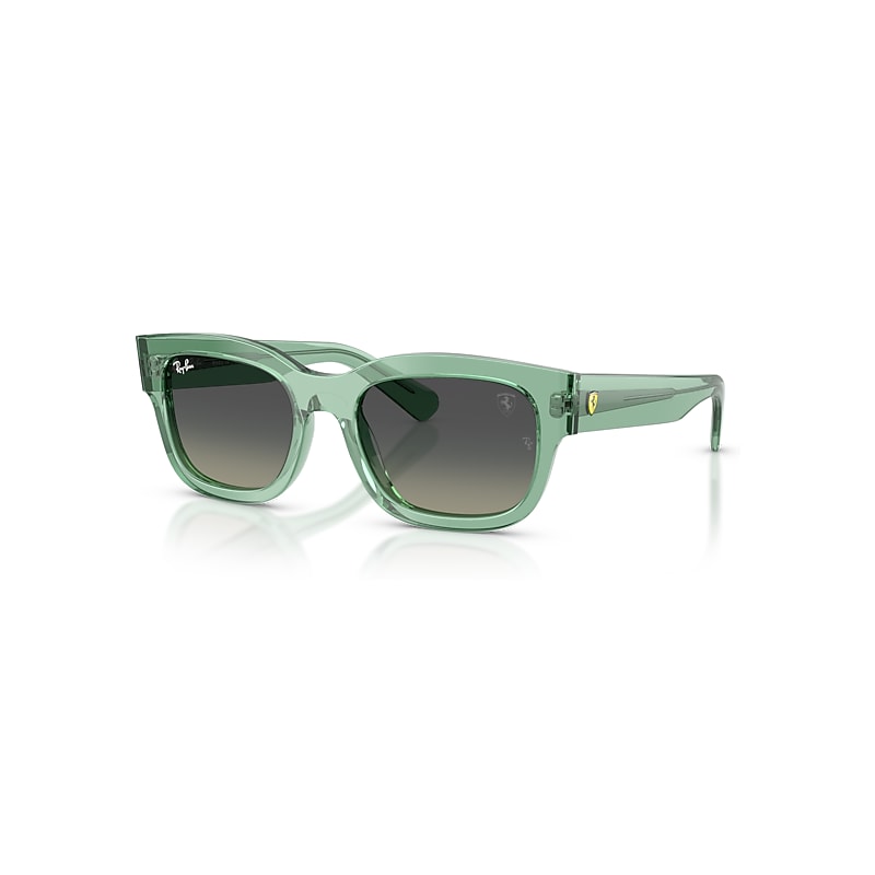 Ray-Ban Ferrari RB2228M, Transparent Green Sunglasses Grey Gradient lenses, Mojo Glasses - Image 4