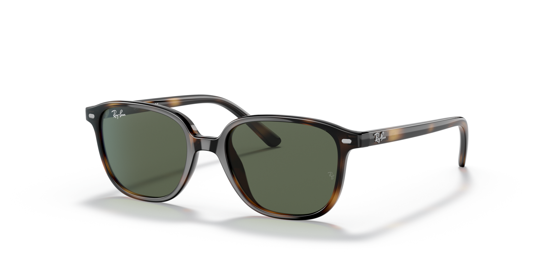 Ray-Ban Leonard Kids Lunettes De Soleil - Monture Havana Verres Vert 45-16 75 €