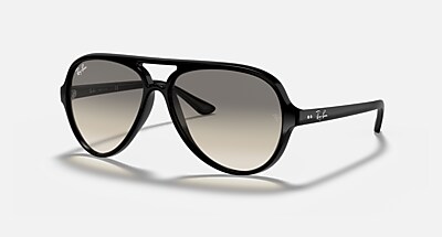【美品✨】Ray-Ban RB4125F CATS 5000 901 3N CATS 5000 CLASSIC Sunglasses in Black and Light Grey Gradient (59
