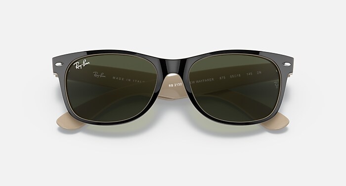 Óculos de Sol NEW WAYFARER COLOR MIX em Preto e Verde G-15