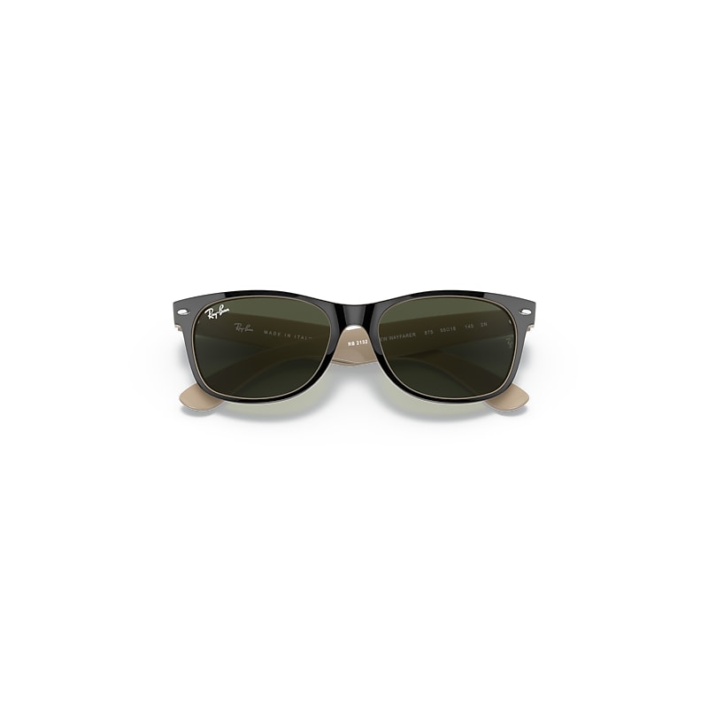 NEW WAYFARER COLOR MIX Sunglasses in Black and G-15 Green (55-18