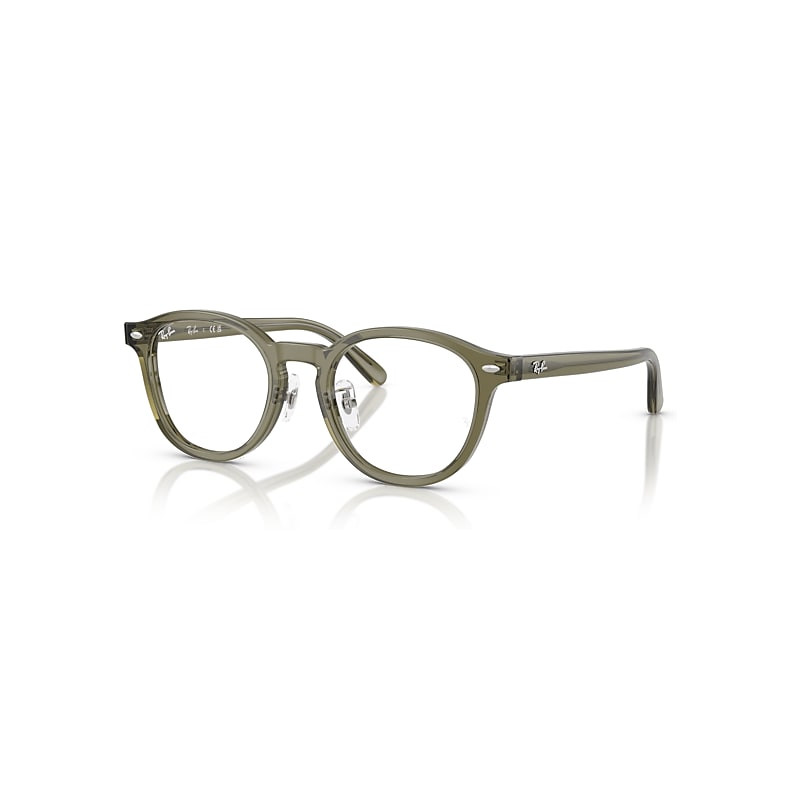 Ray - Ban Unisex Brown Rx5443d 8501 Optical Frames Acetate Transparent Squared Normal - Image 4