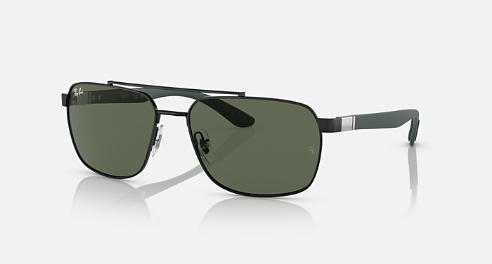 RB3686 POLARIZED+ LENSES Polarized Sunglasses in Black and Dark