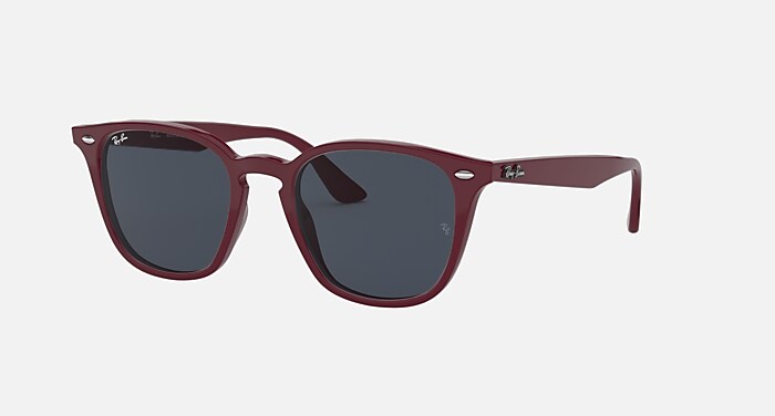 RB4258 Sunglasses in Bordeaux and Dark Grey (52-20) - RB4258F