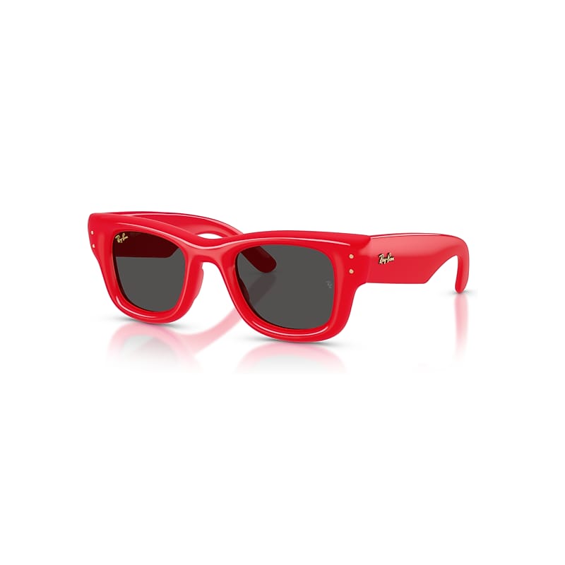 Ray-Ban Sunglasses  Wayfarer Puffer - Red Frame Black Lenses 50-23, RB4940