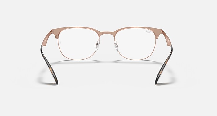 RB6346 OPTICS Polarized Eyeglasses with Havana and Clear (52-19