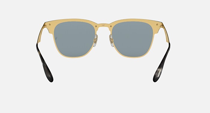 Ray-Ban RB3576N サングラス　ケース付き BLAZE CLUBMASTER Sunglasses in Gold and Blue Classic (47-27