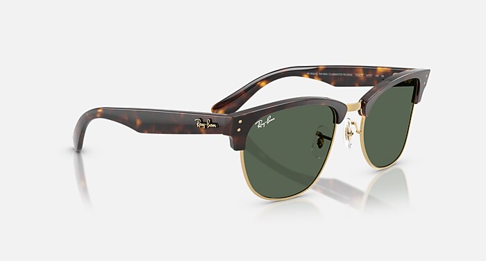 CLUBMASTER REVERSE Sunglasses in Havana and Dark Green - RBR0504S