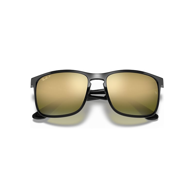 Ray-Ban Rb4264 Polarized+ Lenses Sunglasses Grey Frame Green Lenses Polarized 58-18
